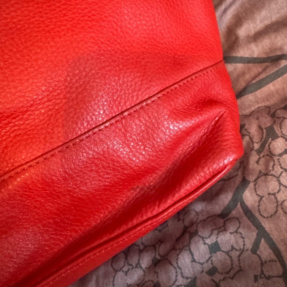 Tory Burch Red Leather Hobo Bag - Picture 13 of 15